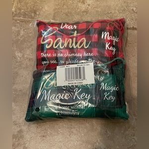 Santa key pillows